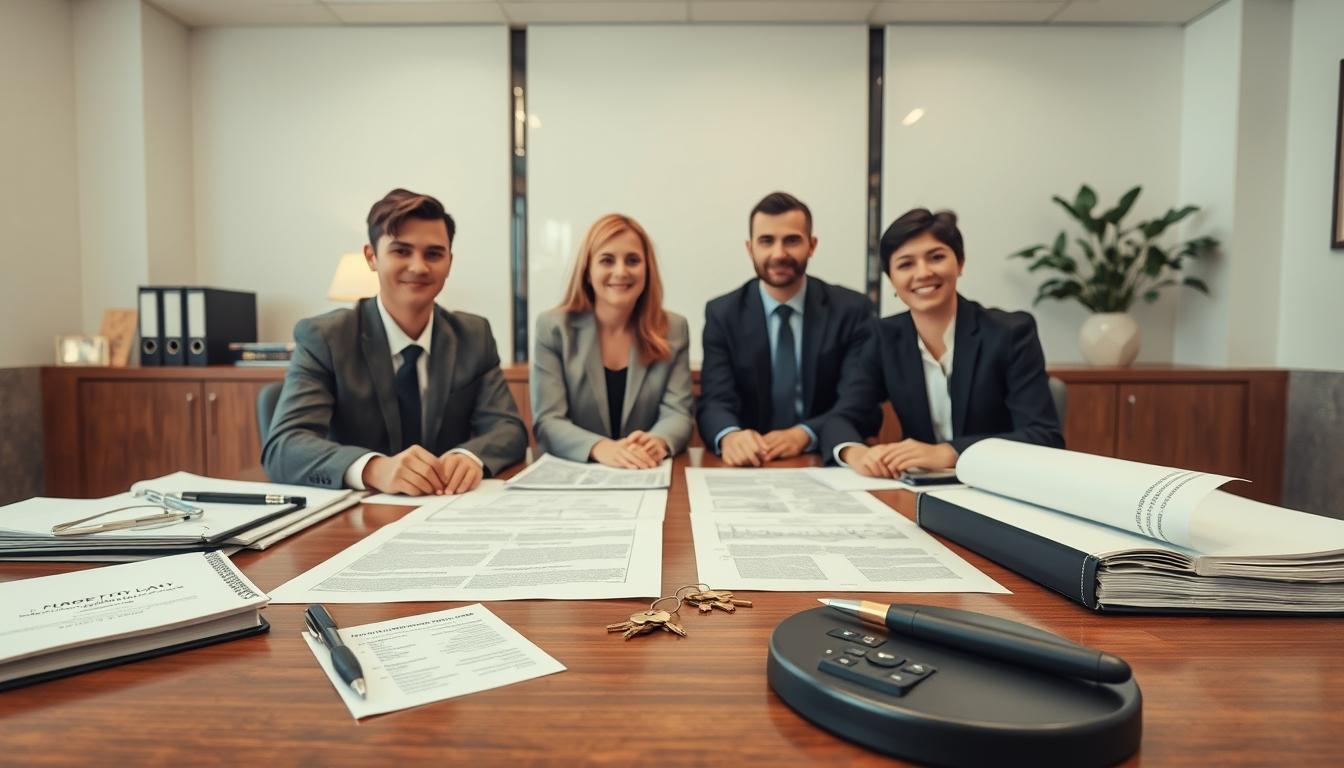 Real estate ownership transfer documents and closing confirmation